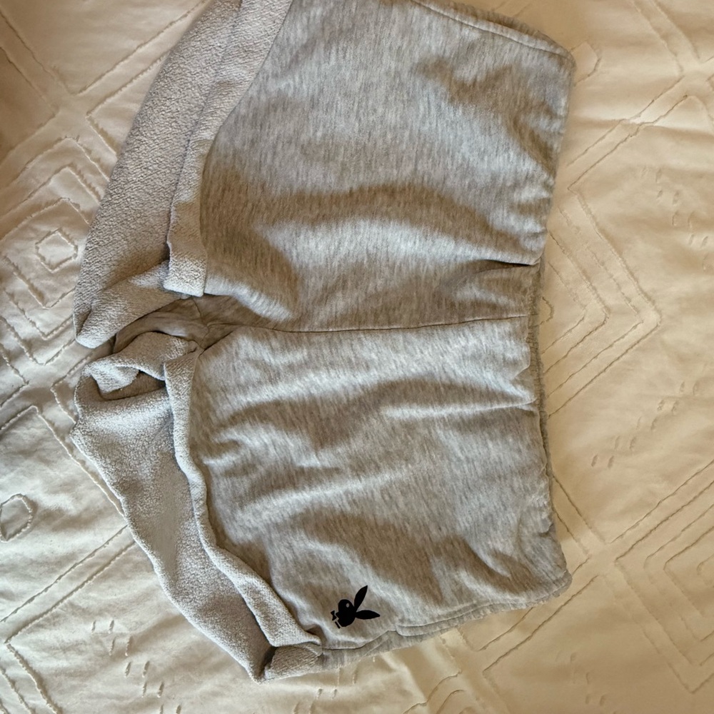 Playboy Heather Gray Lounge Shorts